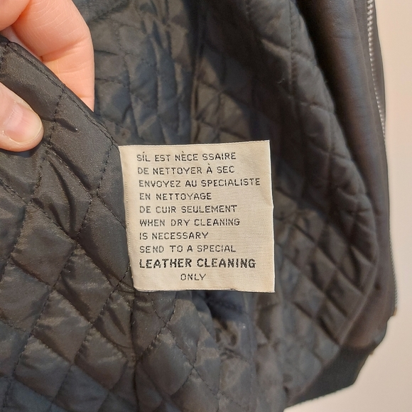 Vintage Hein Gericke men's leather motorcycle jacket black Size 50 Large… - Picture 12 of 13
